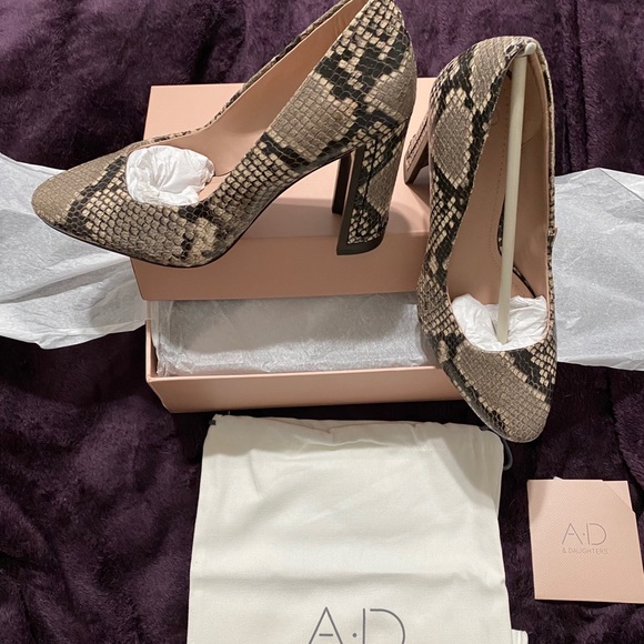 AD & Daughters snake print pumps - Picture 4 of 6
